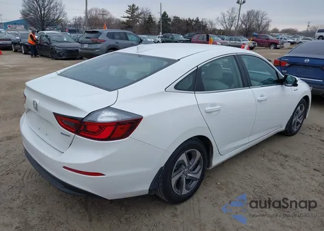 2019 Honda Insight Ex из США, поврежденный, VIN 19XZE4F52KE034759